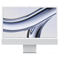 Моноблок Apple iMac 24" Retina 4.5K (M3 8C CPU, 8C GPU) 8 Гб, 256 Гб SSD Серебристый MQR93