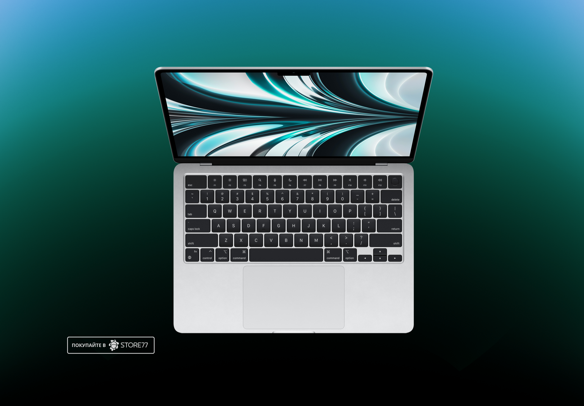 Ноутбук Apple MacBook Air 13.6" (M2, 8 Gb, 256 Gb SSD) Серебристый (MLXY3)