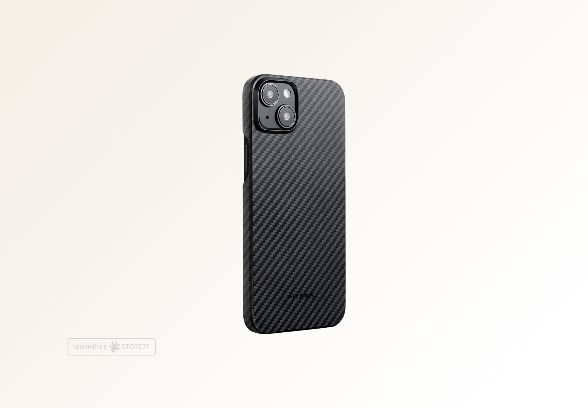 Чехол Pitaka MagEZ Case 4 для iPhone 15 Plus (Черно-серый)