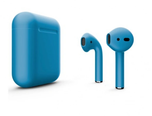 Беспроводные наушники Apple AirPods 2 Color (без беспроводной зарядки чехла) Голубой