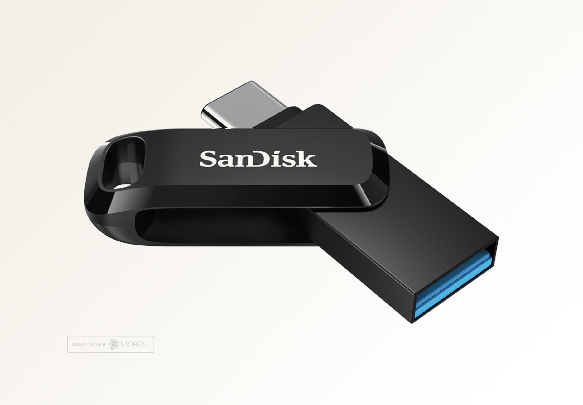 Флеш-диск SanDisk Ultra Dual Drive Go 256Gb USB 3.0/Type-C OTG (Черный)