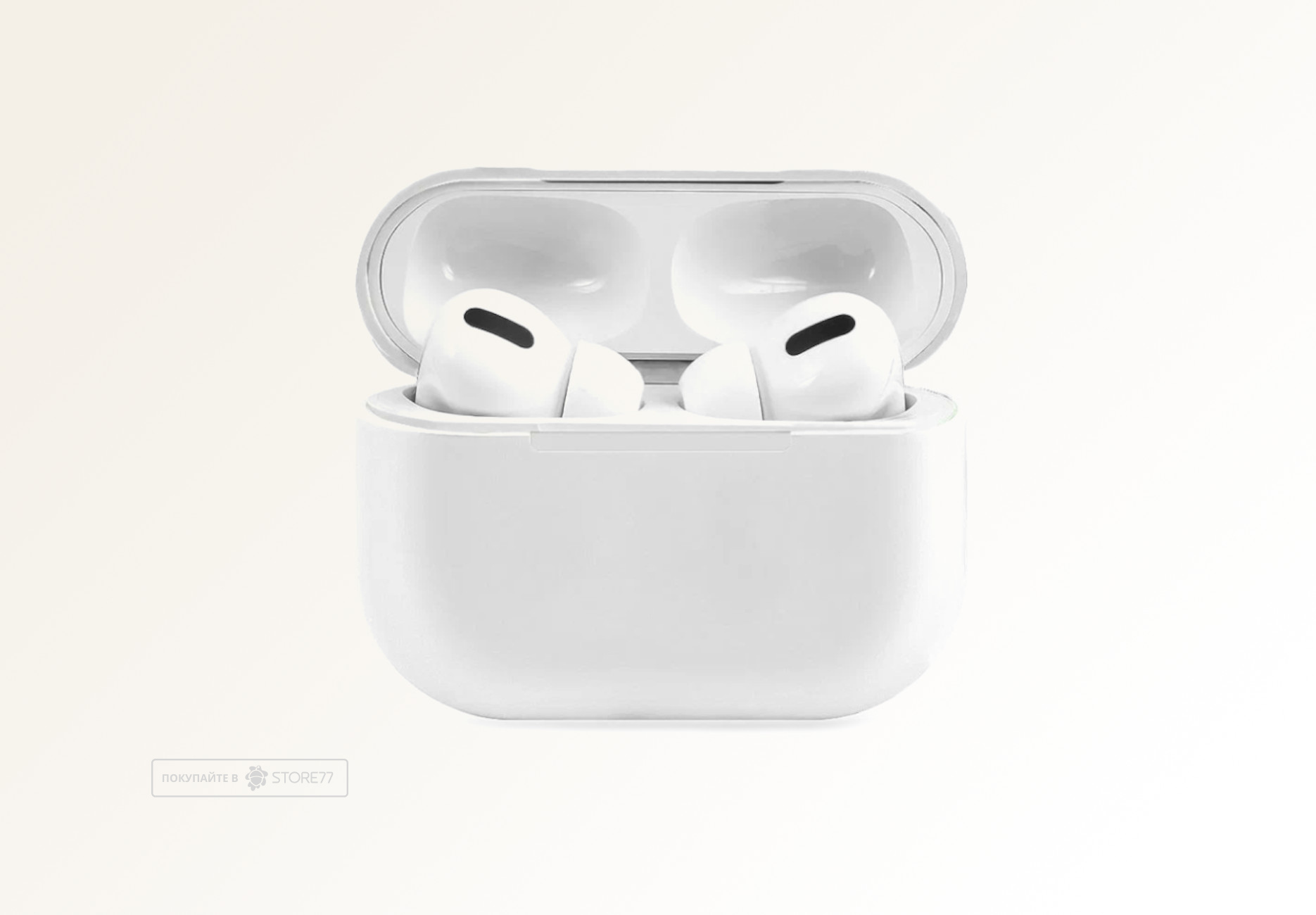 Чехол силиконовый для наушников Apple AirPods Pro 2 (Белый)