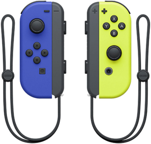 Геймпад Nintendo Switch Joy-Con Duo (Синий / Неоновый желтый)