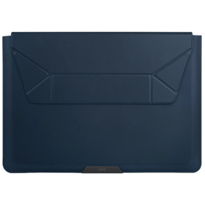 Чехол-конверт Uniq для ноутбуков 14" Oslo V.2 Magnetic Laptop sleeve/stand (Navy Blue)