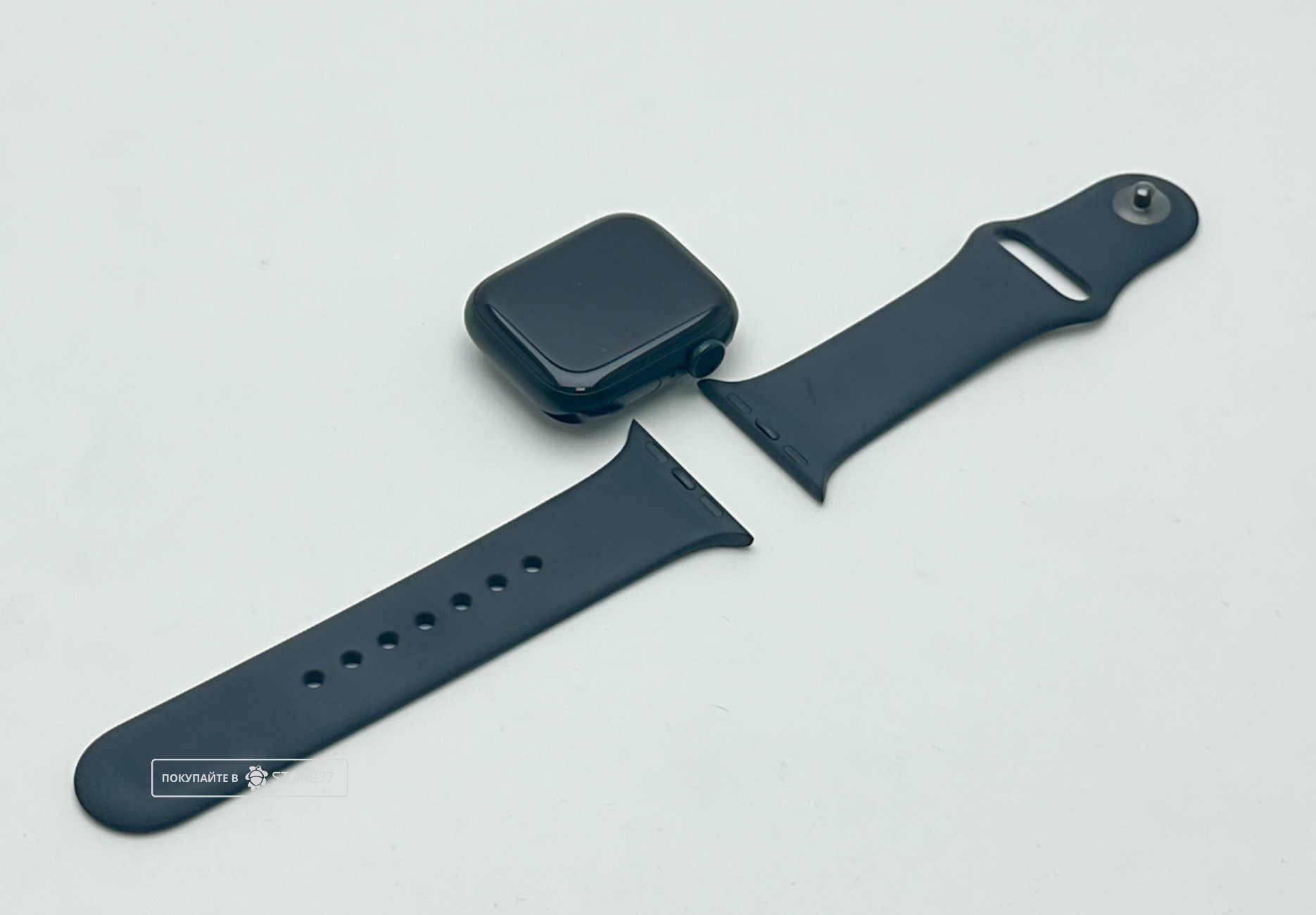 Часы Apple Watch Series 8 GPS 41mm Aluminum Case with Sport Band (Темная ночь) размер S/M (Уценка)