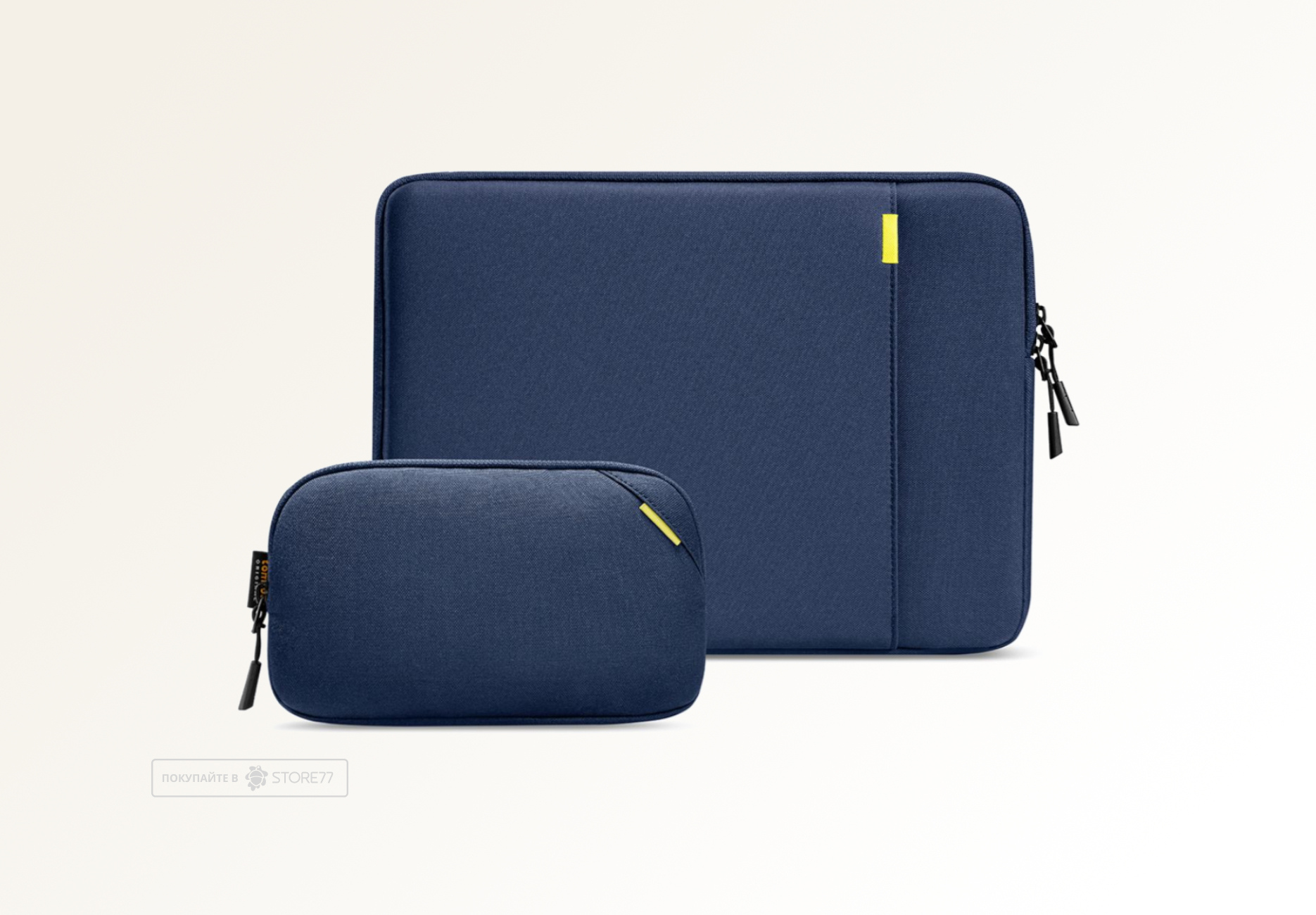 Чехол Tomtoc для ноутбука 13"-14" Defender A13 Kit + сумка для аксессуаров (Синий)