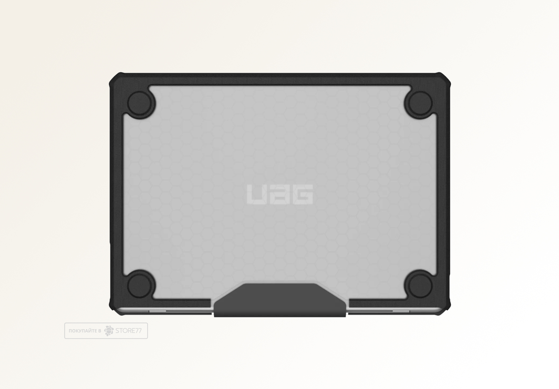 Накладка Uag Plyo для MacBook Air 13.6" (Прозрачный/Черный)