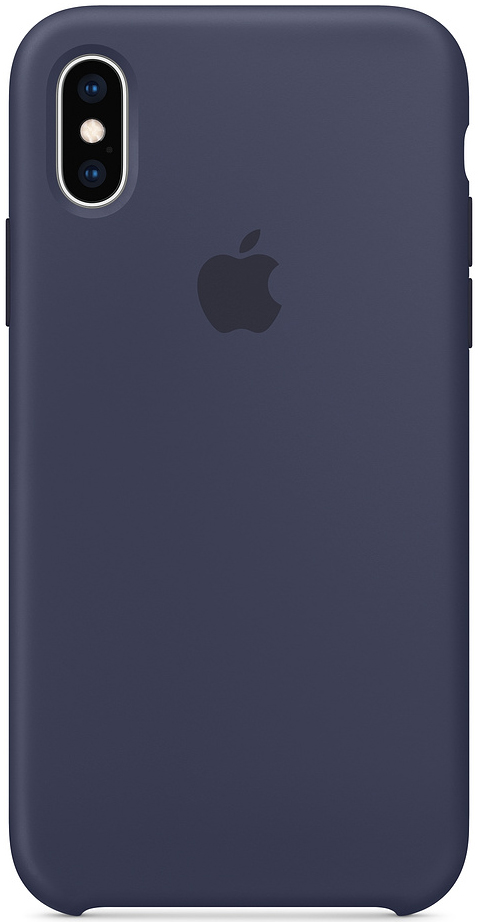 

Чехол Apple для iPhone XS Silicone Case (Тёмно-синий)