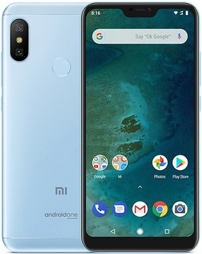 

Телефон Xiaomi Mi A2 Lite 3gb+32Gb (Голубой) Global Version