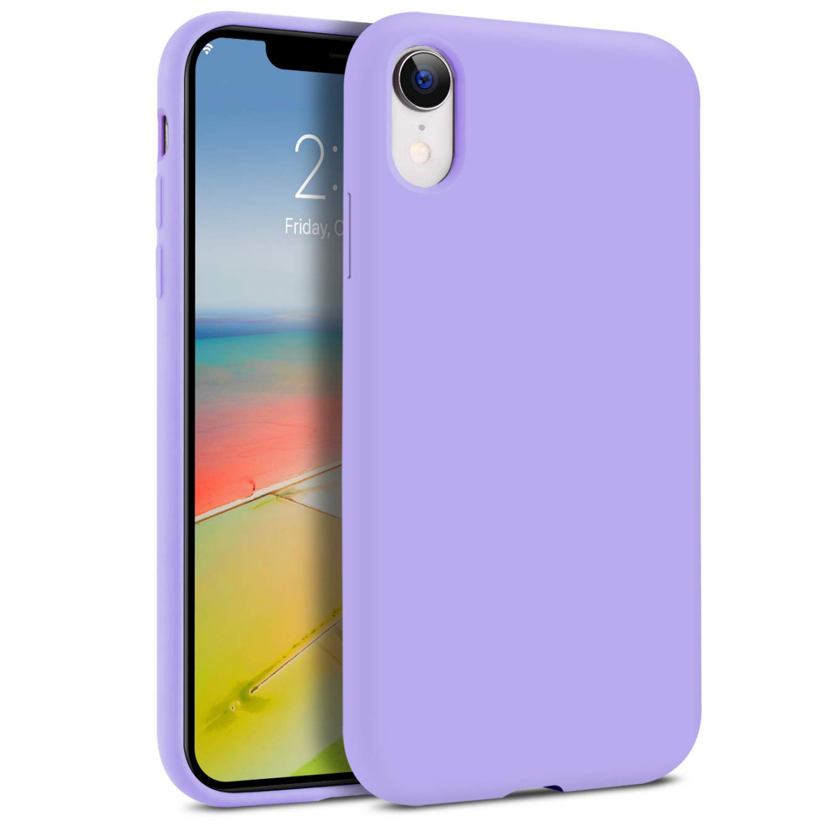 

Чехол для Apple iPhone XR Silicon Case FULL Protect (Пурпурный)