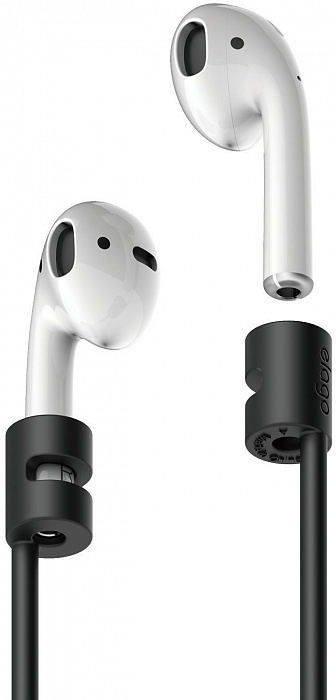

Силиконовый соединительный шнур Elago для AirPods (Черный)