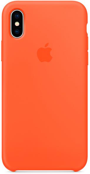 

Чехол Apple для iPhone X Silicone Case (Оранжевый шафран)