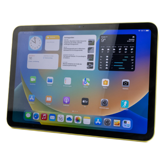 Защитное стекло для планшета iPad 10.9"/iPad 11, олеофобное (Прозрачное)