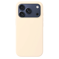 Чехол Тор силиконовый с кнопкой с поддержкой MagSafe для iPhone 17 Pro/18 Pro (Ванильный)