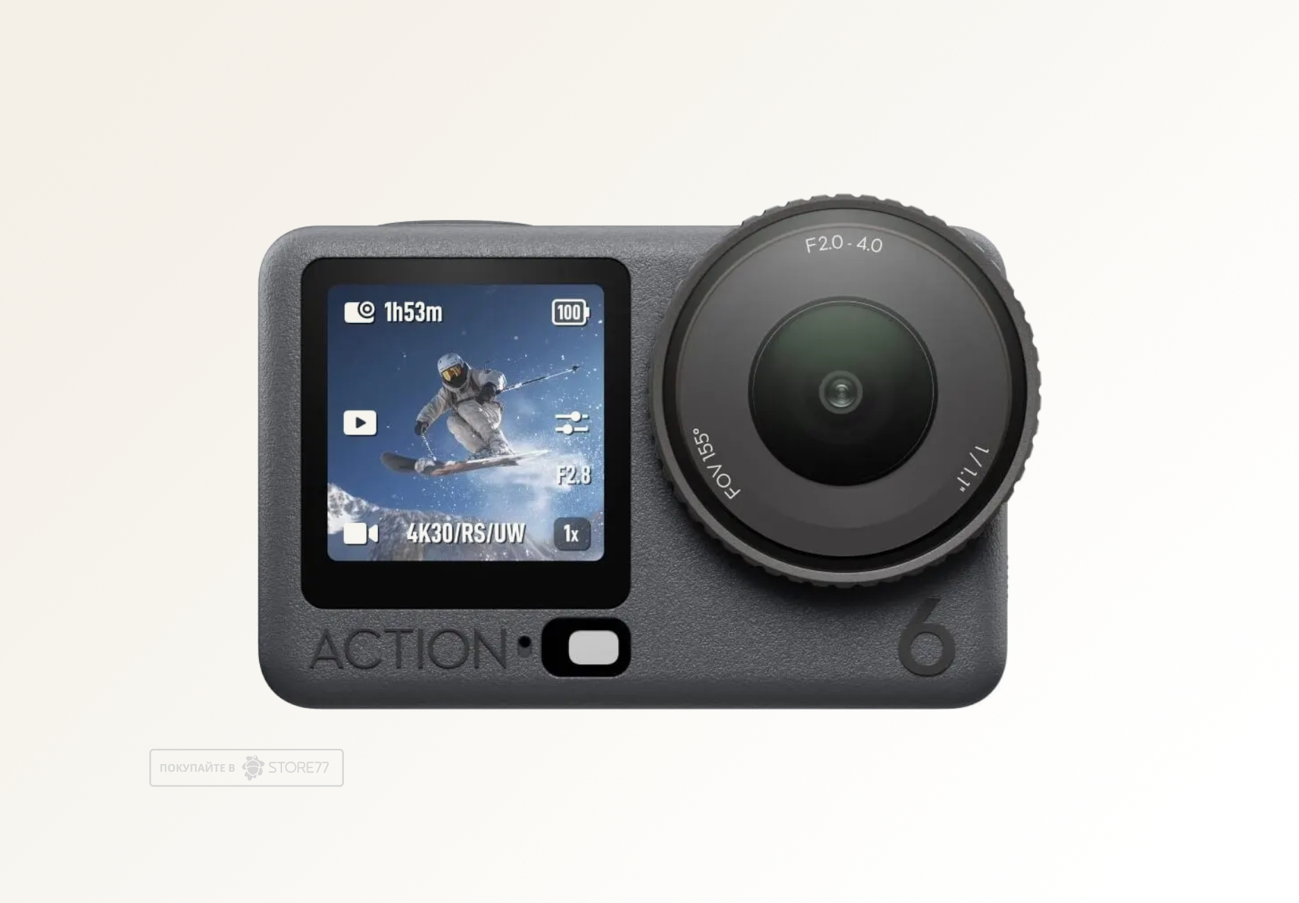 Экшн-камера DJI Osmo Action 6 Standart Combo, цвет: черный (Black)