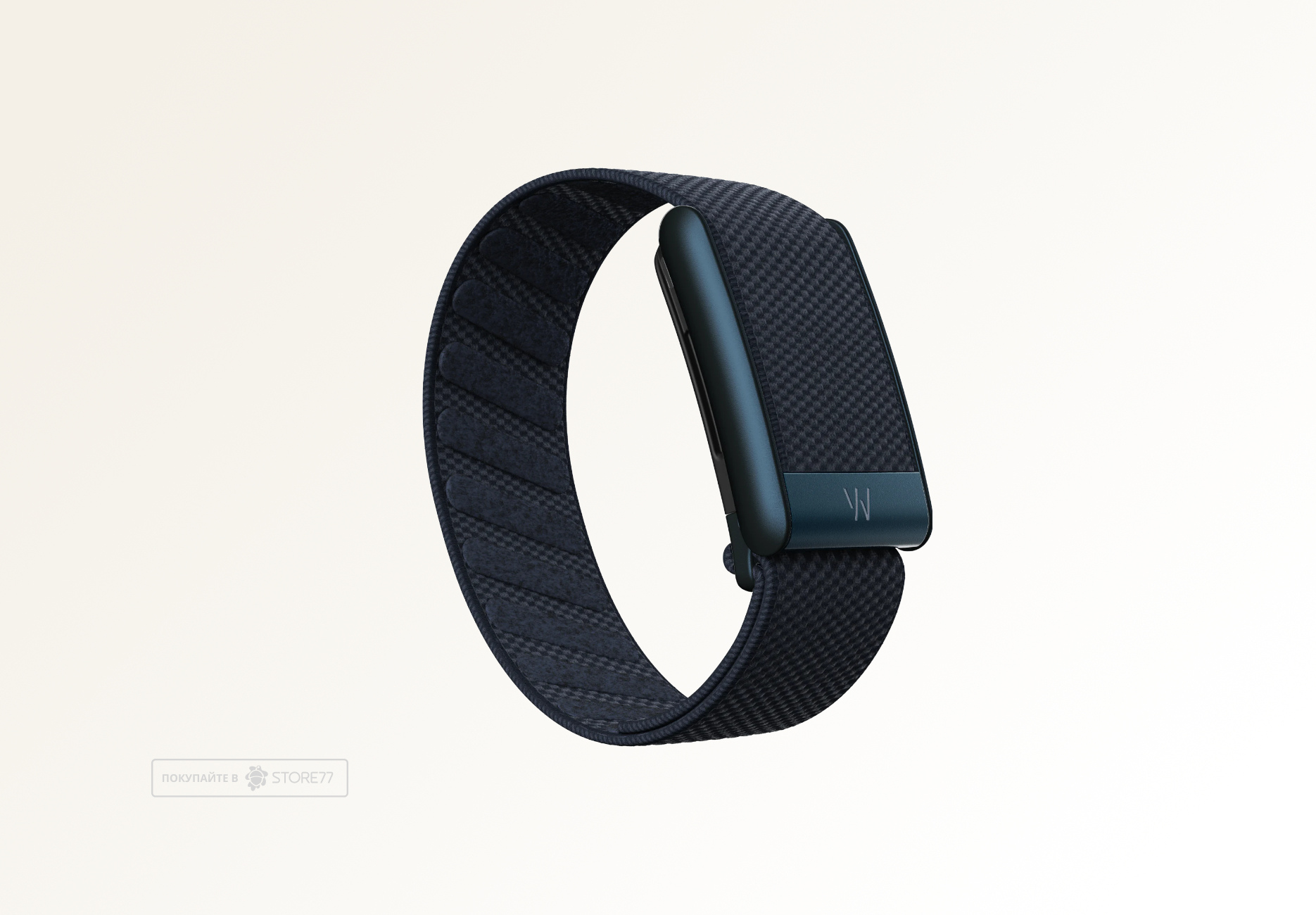 Ремешок плетеный для браслета Whoop 5.0 (ONE, PEAK) SuperKnit, цвет: черная ночь (Midnight)