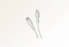 Кабель Deppa Elite USB-C - Lightning, 1м (Белый)