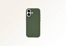 Чехол Magssory Silicone Case с поддержкой MagSafe для iPhone 17 (Зеленый)