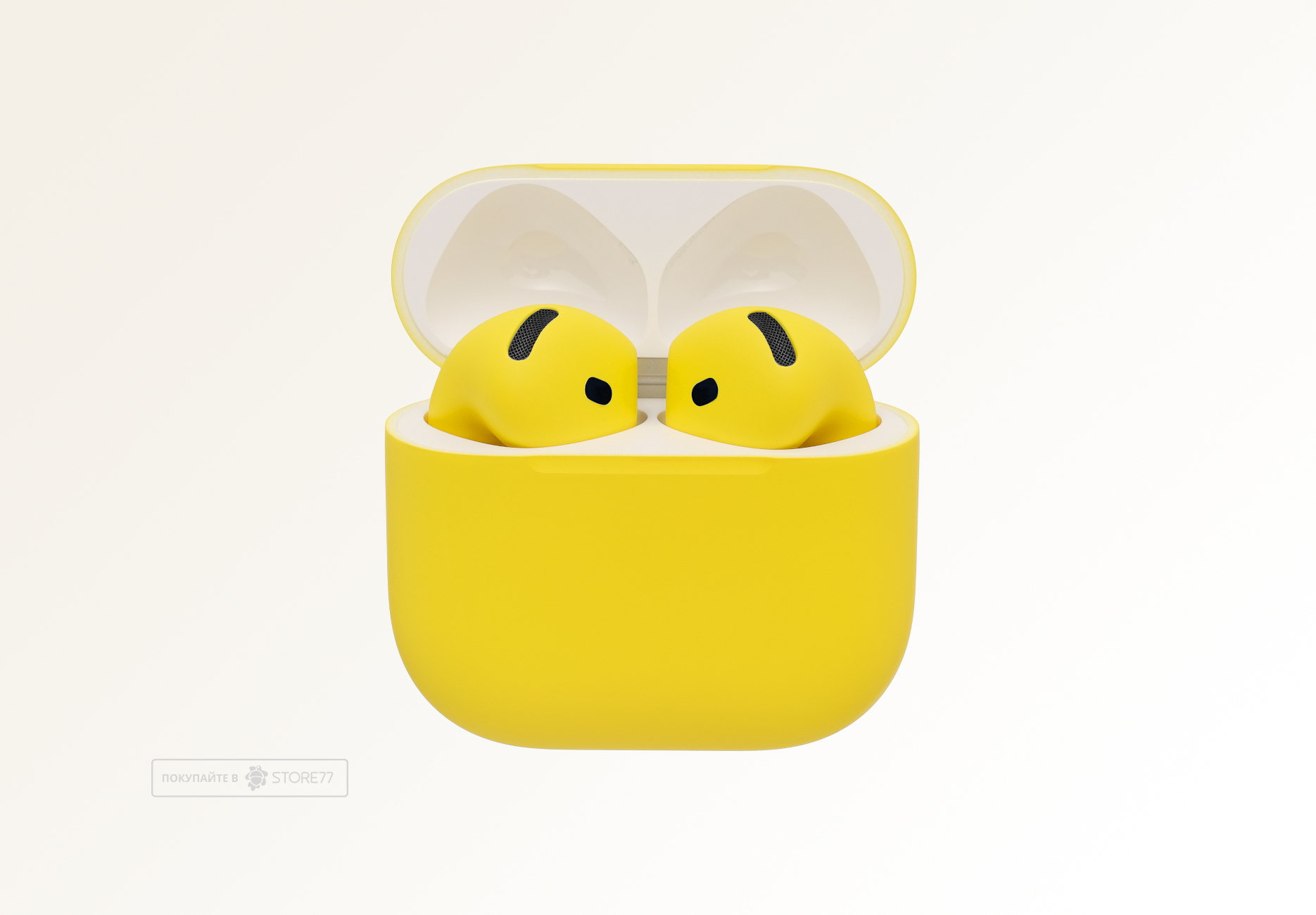 Беспроводные наушники Apple AirPods 5 беспроводная зарядка чехла (Лимонный)