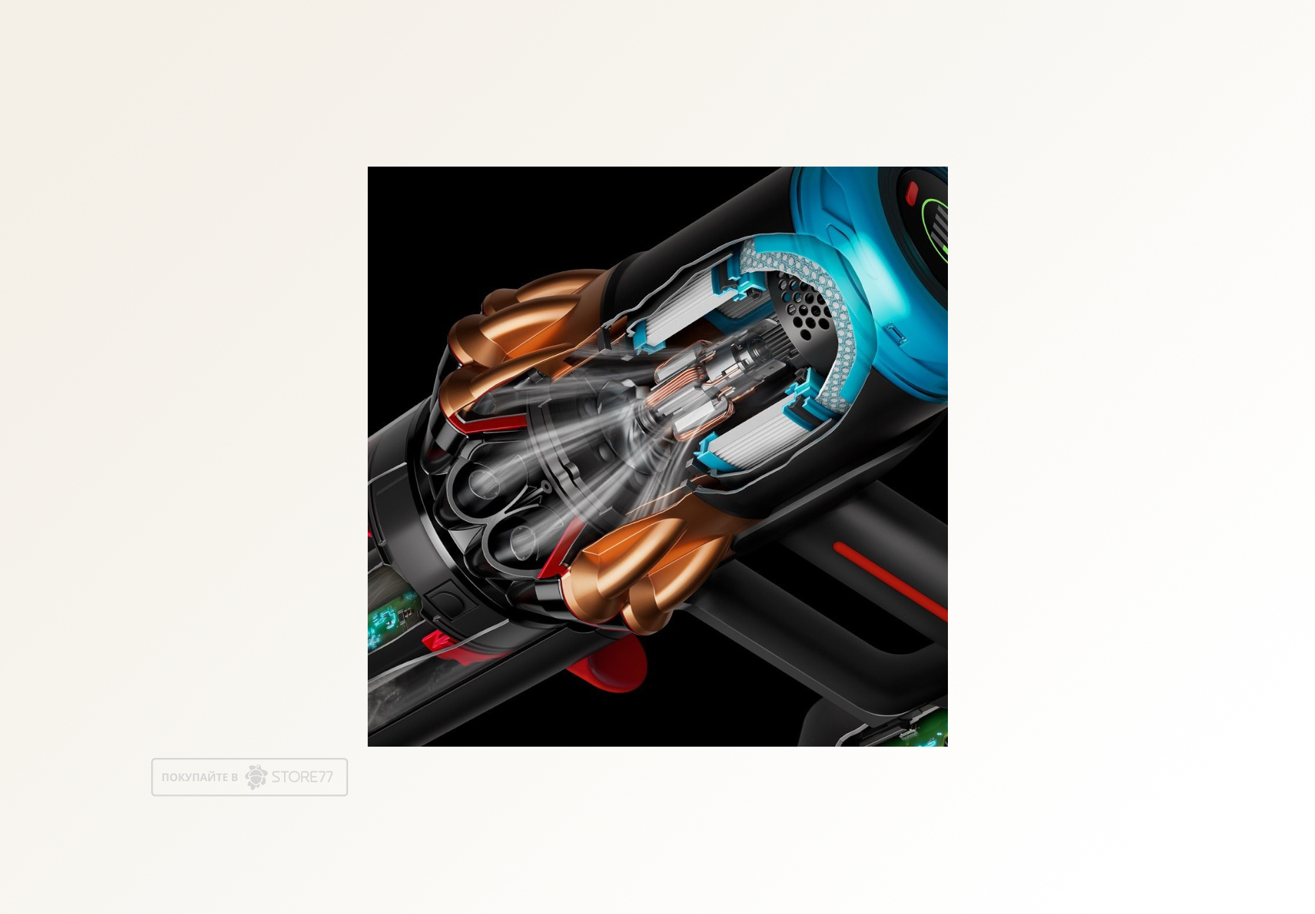 Беспроводной пылесос Dyson V16 Piston Animal Submarine с подставкой, цвет: Черный/Медный (Black/Copper) Вилка EU