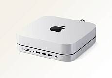 Док-станция Satechi Mac Mini/Studio SSD + NVME (Серебристая)
