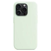 Чехол Protect для iPhone 15 Pro Max Silicon Case (Soft Mint)