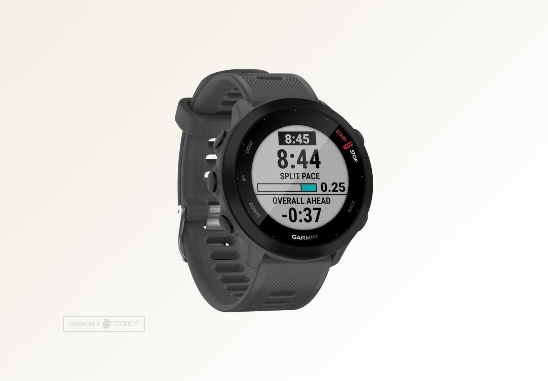 Умные часы Garmin FORERUNNER 55 42mm (Monterra Grey)