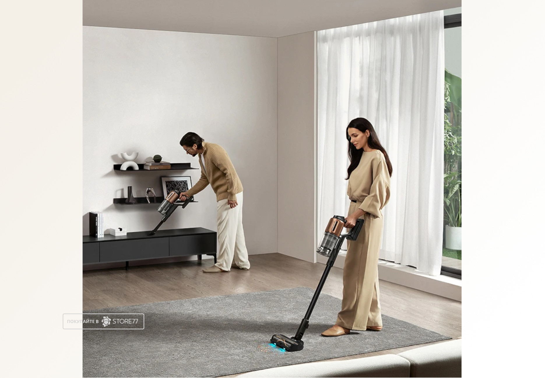 Беспроводной пылесос Dreame Z20 Сordless Stick Vacuum (Черный/Медный)