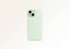 Чехол Protect для iPhone 15 Magsafe Silicon Case (Soft Mint)