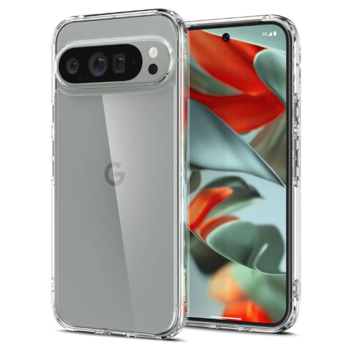 Чехол силиконовый для Google Pixel 9 Pro (Прозрачный)