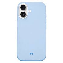 Чехол Magssory Silicone Case с поддержкой MagSafe для iPhone 17 (Синий)