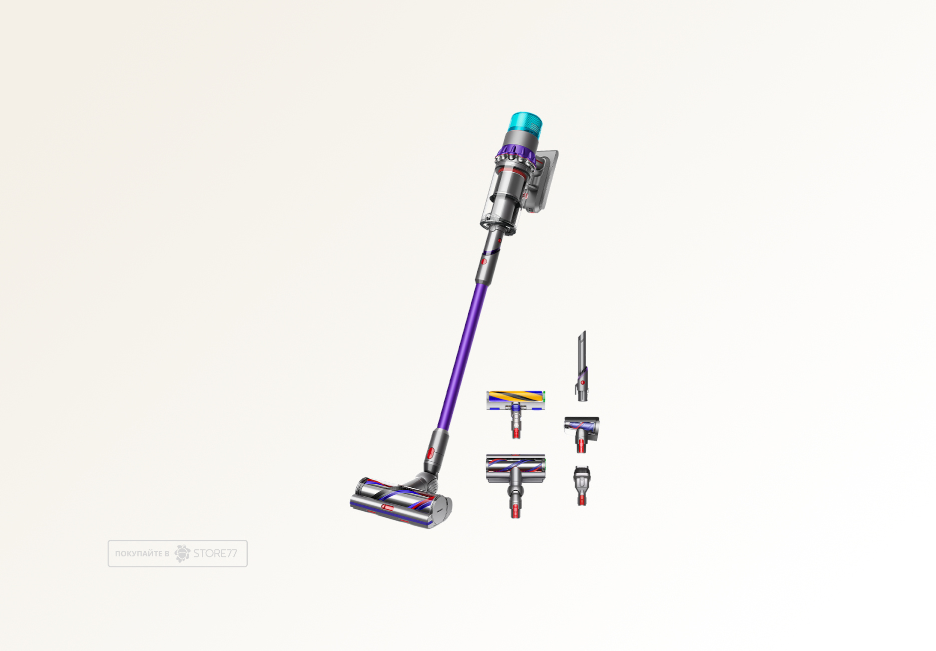 Беспроводной пылесос Dyson Gen5 Detect Absolute SV23 (Фиолетовый/Никель) Вилка EU