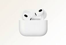 Наушники беспроводные Uzay TWS-3-01, с зарядным кейсом (Белые)