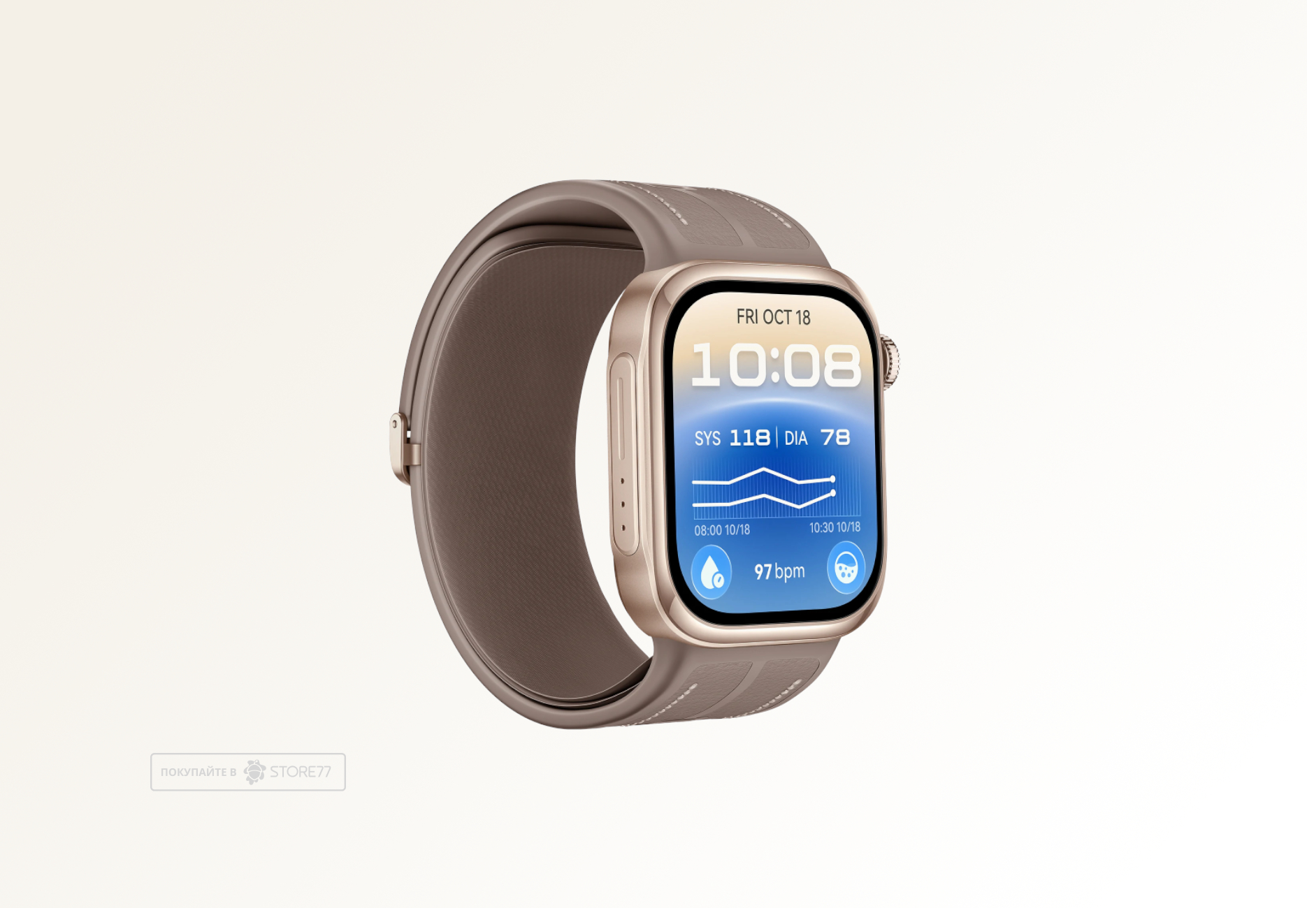 Умные часы Huawei Watch D3, цвет: кофейное золото (Brown)