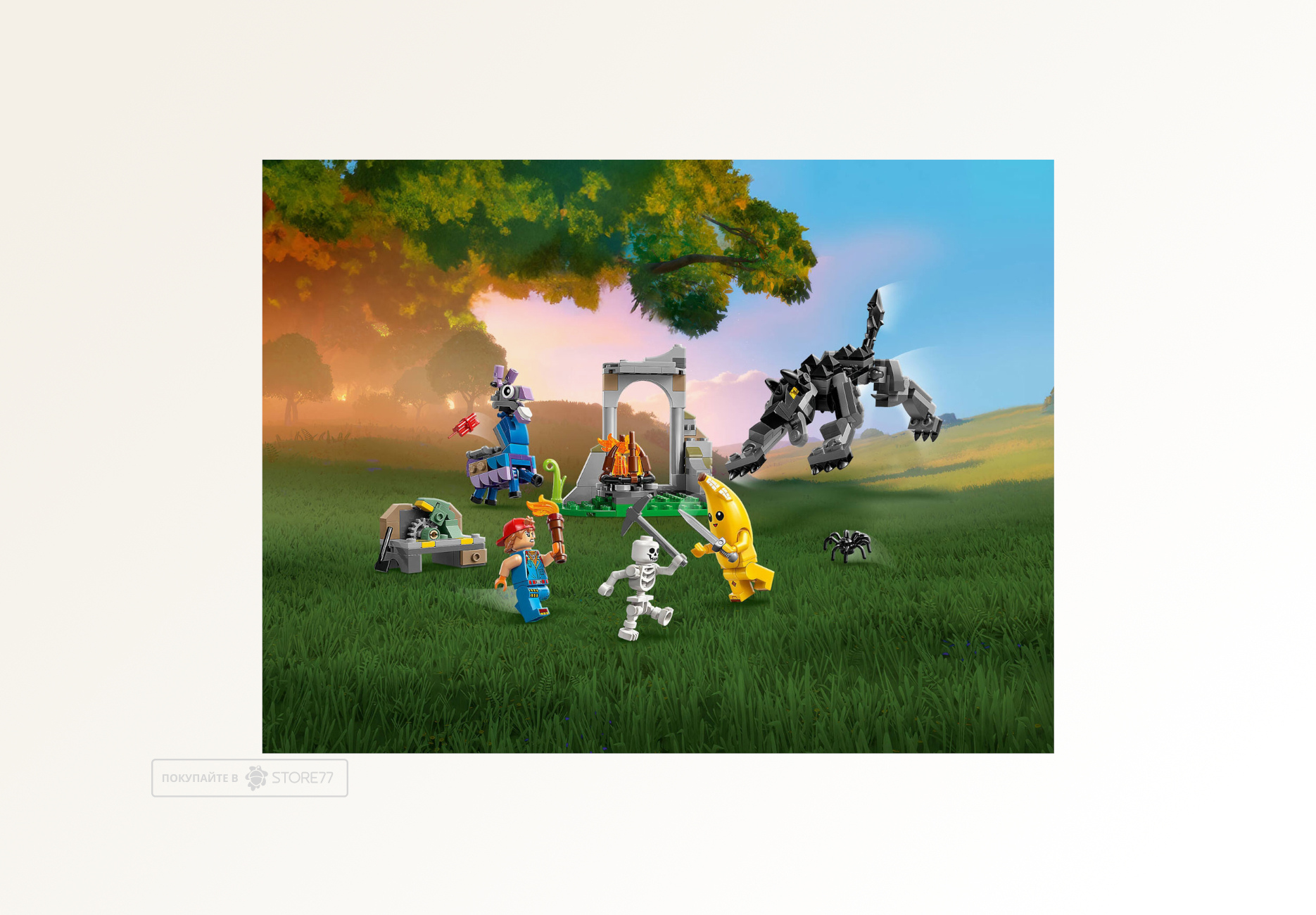 Конструктор LEGO Fortnite 77075 Лагерь Пили и Спаркплаг Конструктор LEGO Fortnite 77075 Лагерь Пили и Спаркплаг