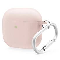 Чехол Elago для AirPods 4 Liquid Hybrid с карабином (Розовый)