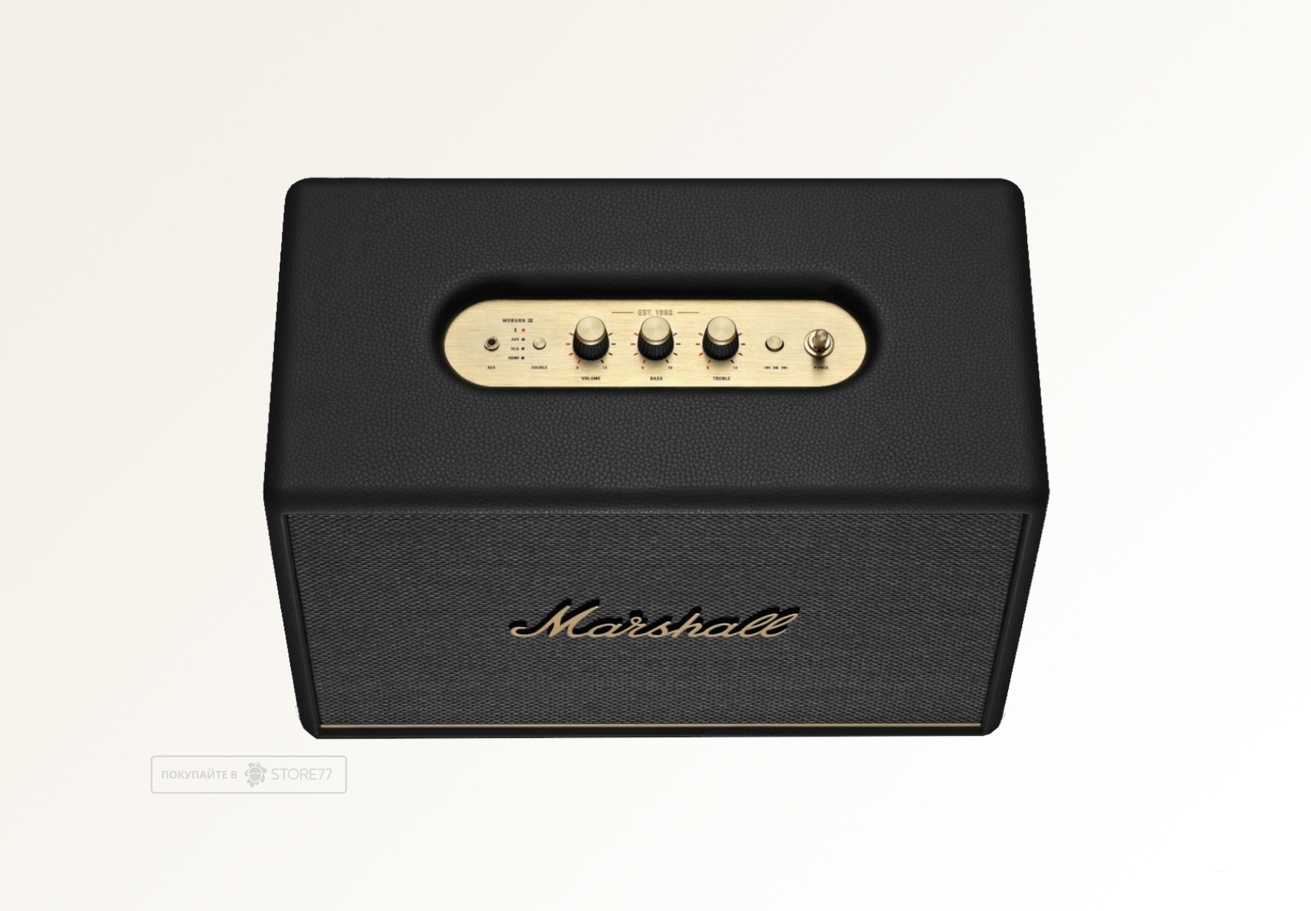 Портативная акустика Marshall Woburn 3 (Черная)