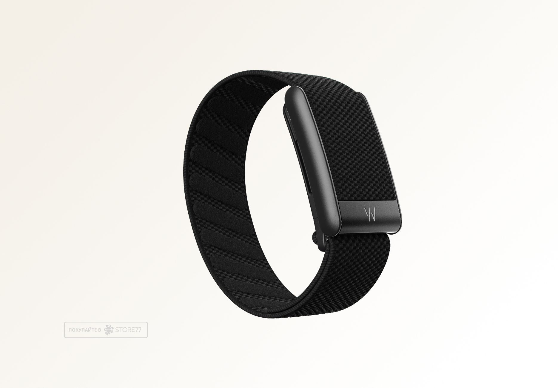 Ремешок плетеный для браслета Whoop 5.0 (ONE, PEAK) SuperKnit, цвет: черный (Obsidian)