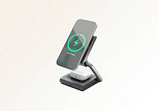 Беспроводное зарядное устройство VLP Zen Charger Qi2.2 25Вт (Серое)