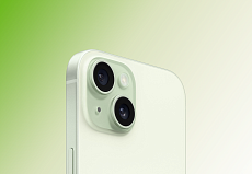 Телефон Apple iPhone 15 256 ГБ, eSim (электронная SIM-карта), цвет: зеленый (Green)