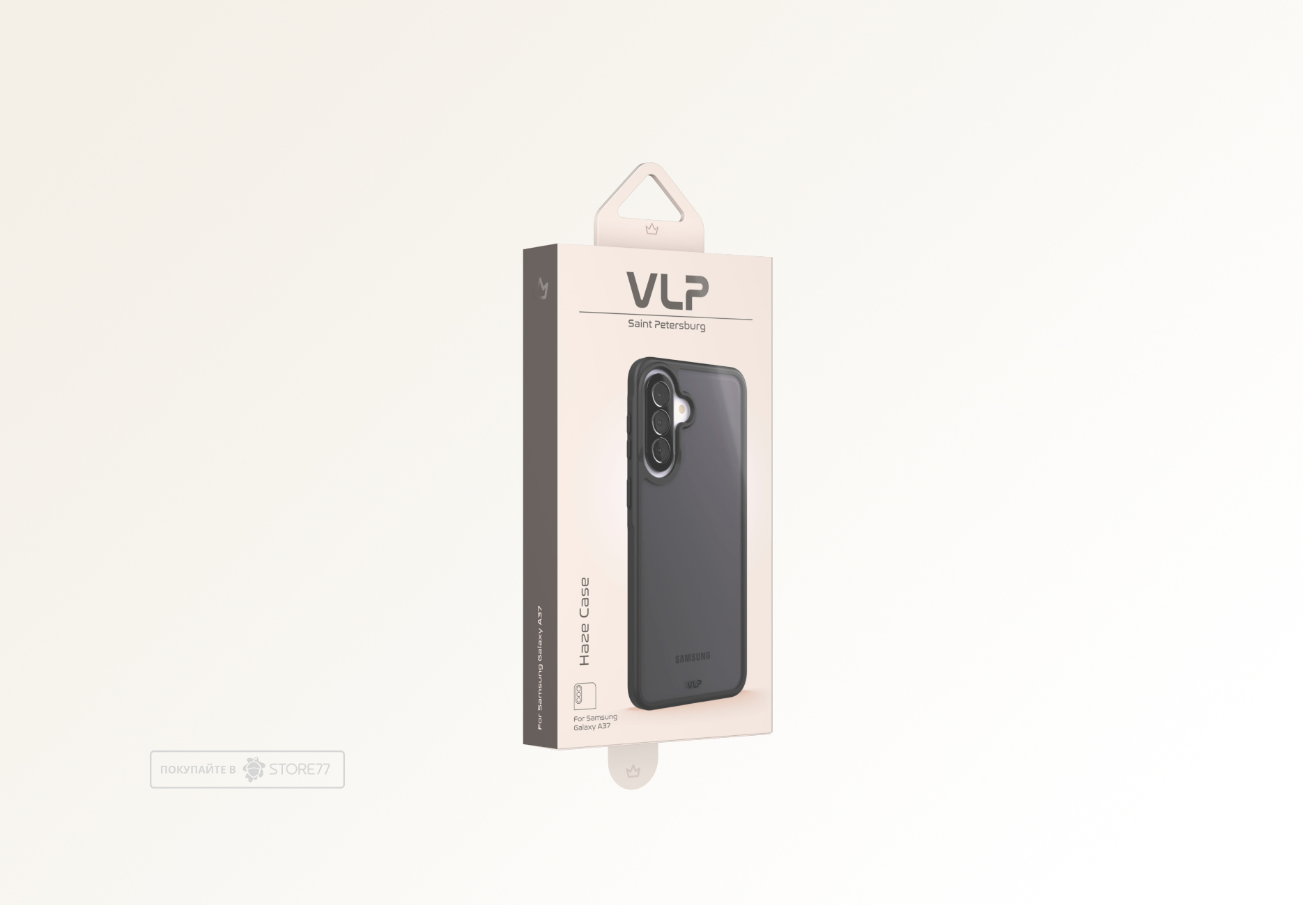 Чехол VLP Haze Case для Samsung Galaxy A37 (Черный)