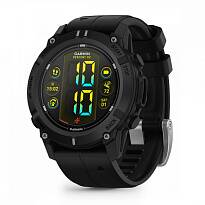 Умные часы Garmin Descent G2, 45.5 мм, корпус: черный (Black), с черным силиконовым ремешком (Black)