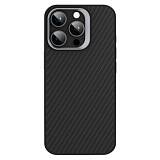 Чехол Gurdini Kevlar Case MagSafe для iPhone 15 Pro (Черный)