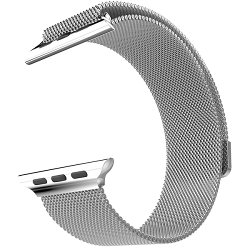 Ремешок Metalband для Apple Watch 42/44/45/49mm, миланский сетчатый (Серебристый)