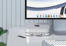 Док-станция Satechi Mac Mini/Studio SSD + NVME (Серебристая)