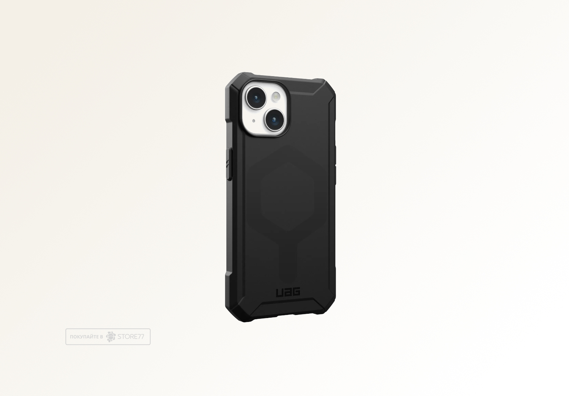 Чехол Uag Essential Armor с поддержкой Mаgsafe для iPhone 15 (Черный)