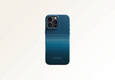 Чехол Pitaka Military-Grade для iPhone 16 Pro противоударный, цвет: восход Луны (Moonrise)