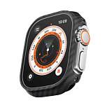 Чехол Pitaka Air Case для Apple Watch Ultra 49mm (Чёрно-серый)