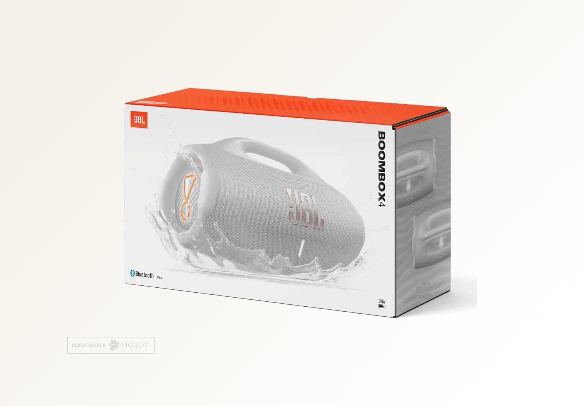 Портативная акустика JBL Boombox 4 (Белая)