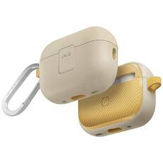 Чехол Uniq для Airpods Pro 2 Clyde (Бежевый/Желтый)